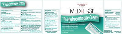 Medi First Hydrocortisone Label